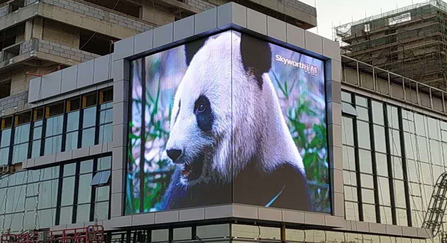 河南新乡某楼盘户外 P6 LED 显示屏控制系统项目