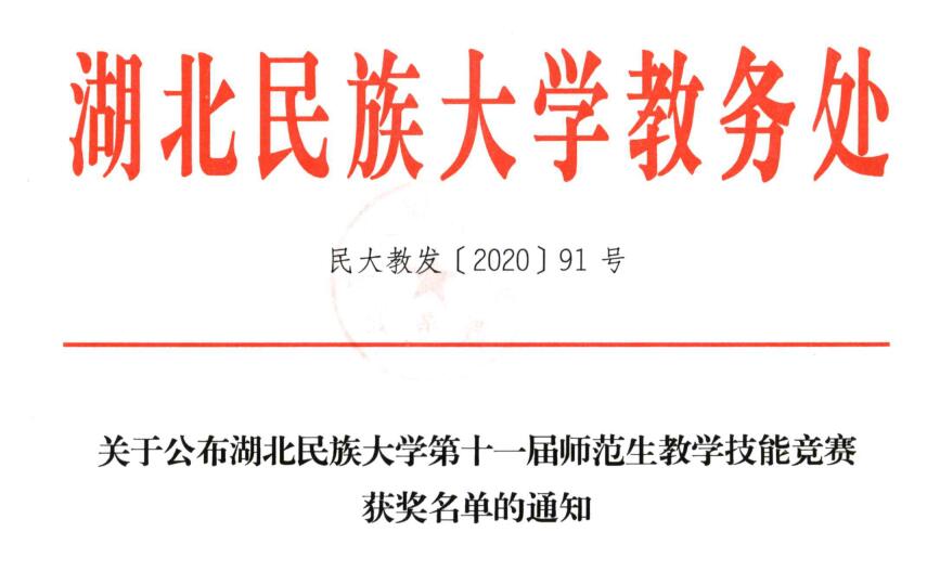 Beat365唯一官方网站第十一届师范生教学技能竞赛圆满落幕