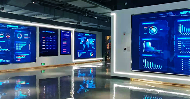 张家港中细软集团总部展厅多规格 LED 集中控制项目