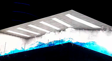 上饶月亮广场户外 P5 裸眼 3D LED 屏控制系统项目